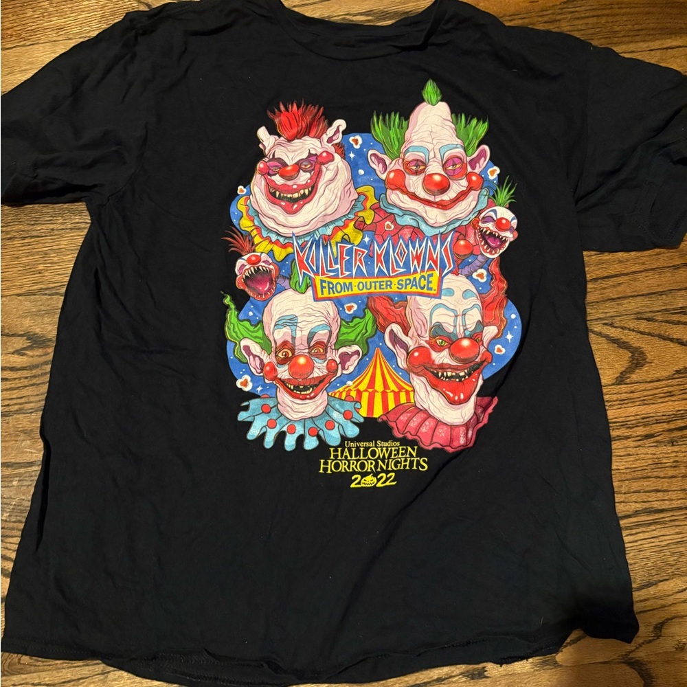 Universal Black Graphic Tee - Short Sleeve